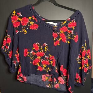 Mid length Floral Shirt